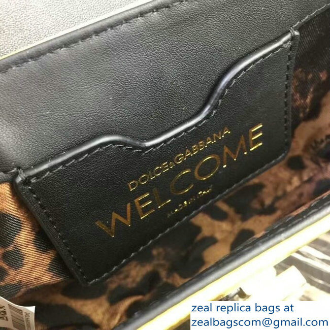 Dolce  &  Gabbana DG Wifi Saddle Shoulder Bag Black/Gold 2018